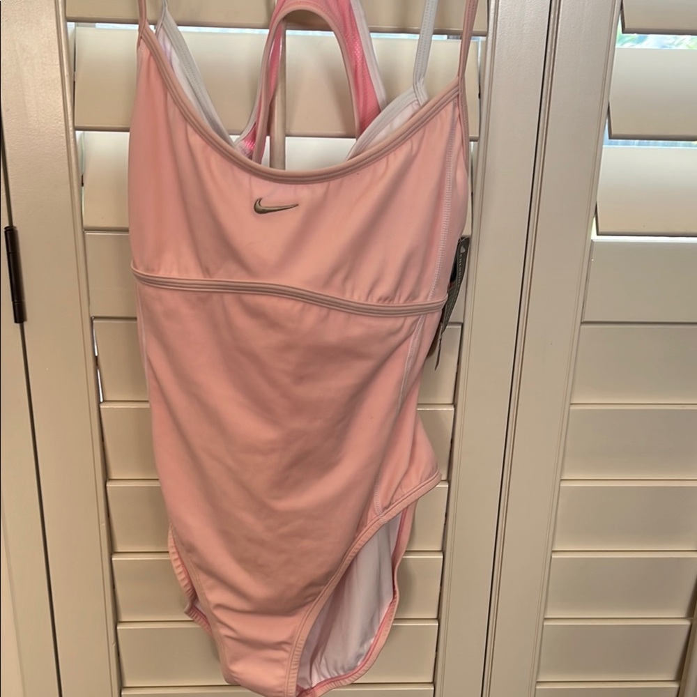 Nike Pink Athletic One Piece Swimsuit